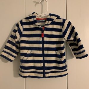 Mini Boden terry hoodie size 6-12 months